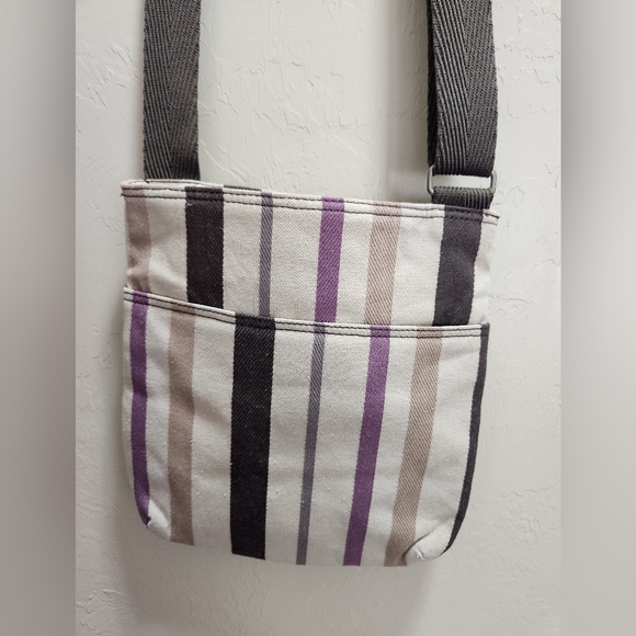 Thirty-One Striped Crossbody Bag - Picture 2 of 9